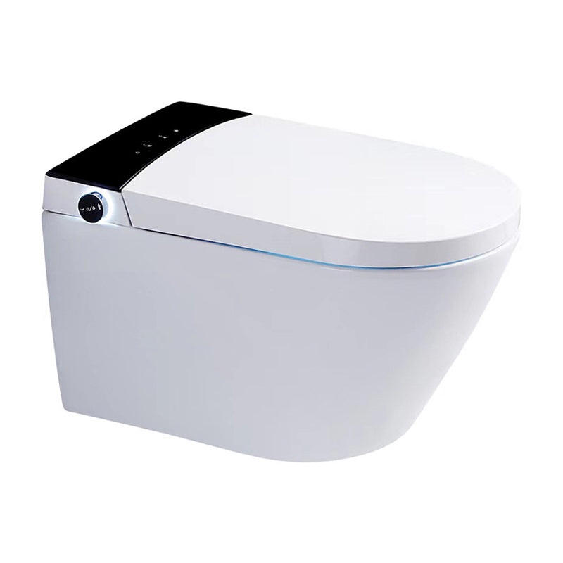 Contemporary 1-Piece Bidet Toilet Wall Mount Toilet Bowl for Washroom