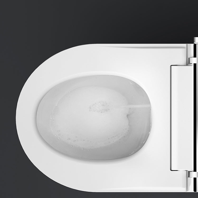 Modern White Wall Mount Urine Toilet Siphon Jet Toilet Bowl with Toilet Seat