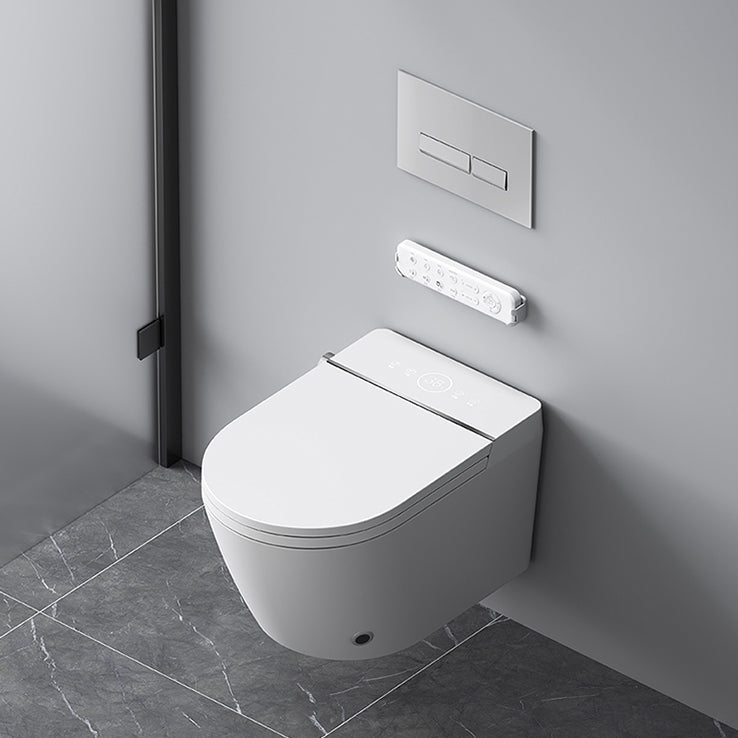 Modern White Wall Mount Urine Toilet Siphon Jet Toilet Bowl with Toilet Seat