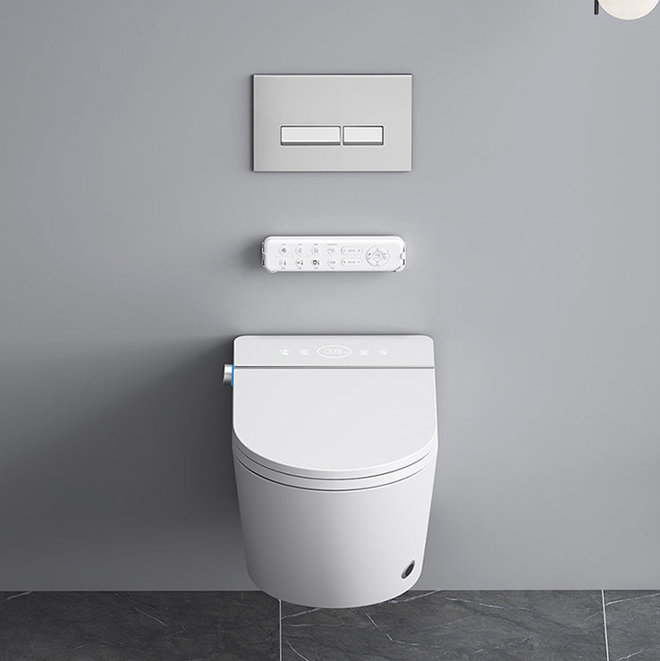 Modern White Wall Mount Urine Toilet Siphon Jet Toilet Bowl with Toilet Seat