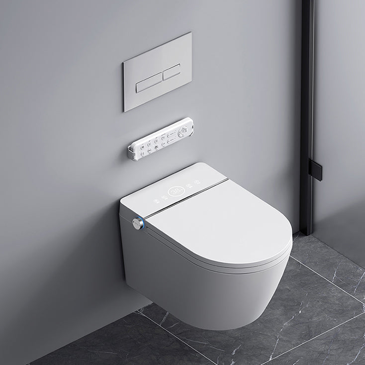 Modern White Wall Mount Urine Toilet Siphon Jet Toilet Bowl with Toilet Seat