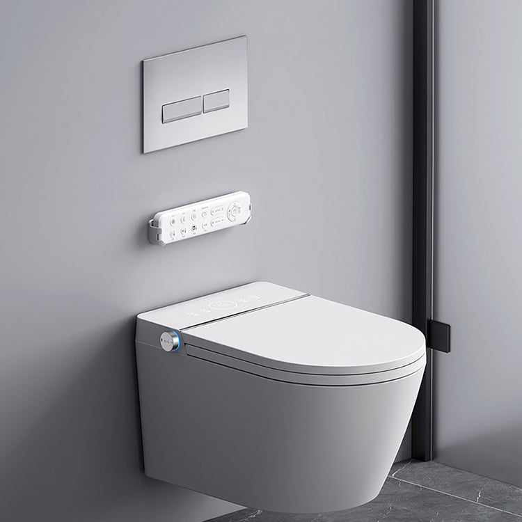 Modern White Wall Mount Urine Toilet Siphon Jet Toilet Bowl with Toilet Seat