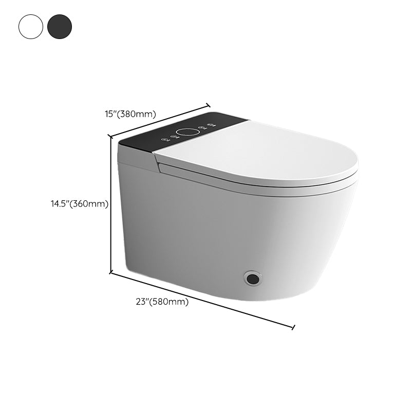 Modern White Wall Mount Urine Toilet Siphon Jet Toilet Bowl with Toilet Seat