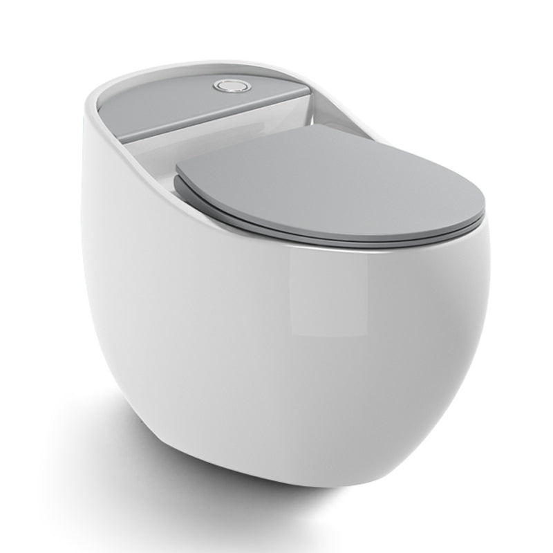 Concealed Tank Flush Toilet Modern One-Piece Toilet with Slow Close Seat