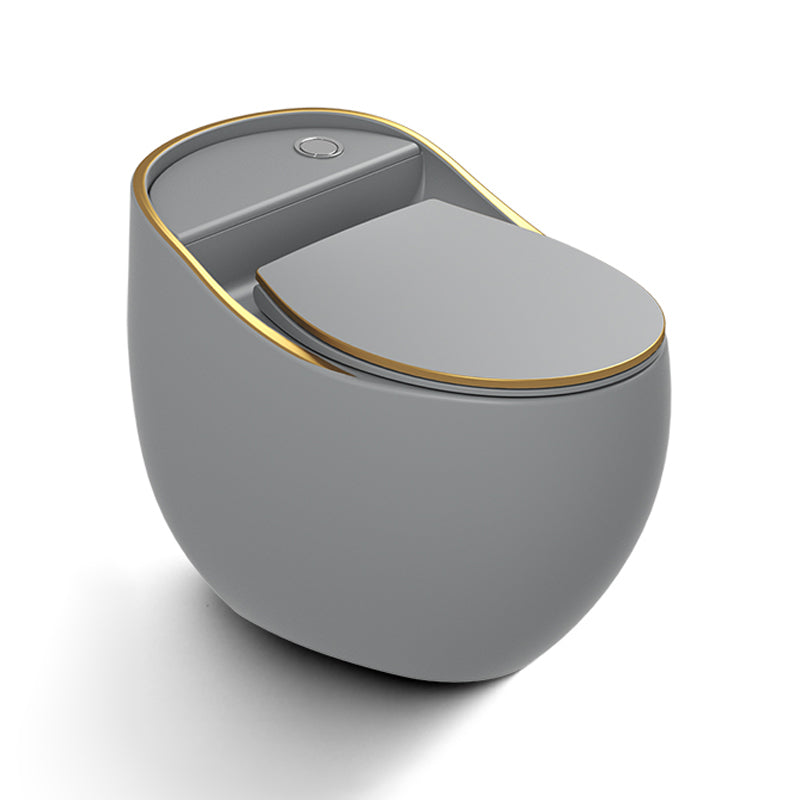 Concealed Tank Flush Toilet Modern One-Piece Toilet with Slow Close Seat