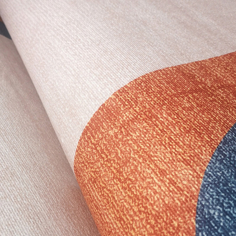 Nordic Pink Carpet Polyester Color Piece Area Carpet Washable Carpet for Living Room