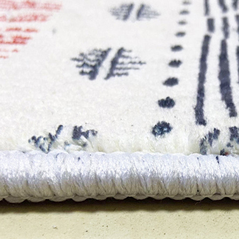 Green Modern Rug Polyester Tulip Indoor Rug Washable Rug for Home Decor