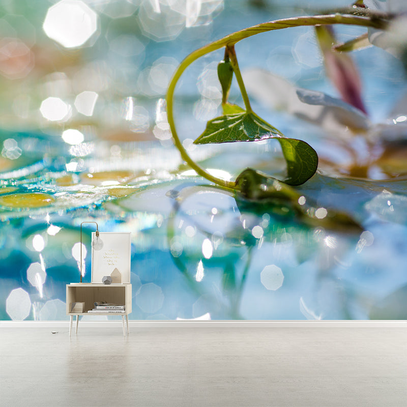 Illustration Abstract Style Mural Mildew Resistant Wallpaper Sleeping Room Wall Mural