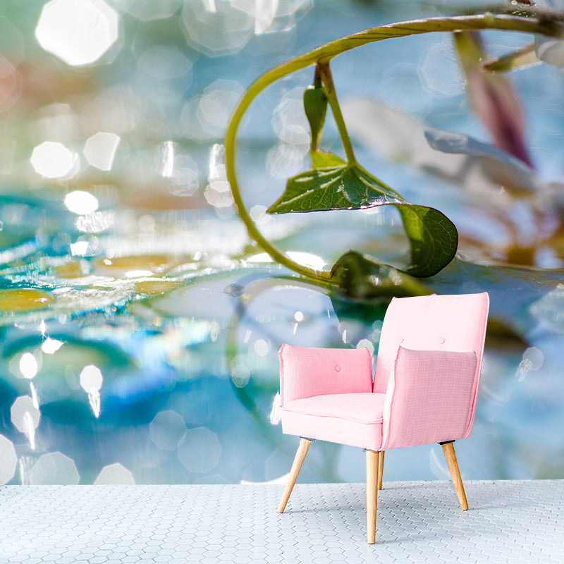 Illustration Abstract Style Mural Mildew Resistant Wallpaper Sleeping Room Wall Mural