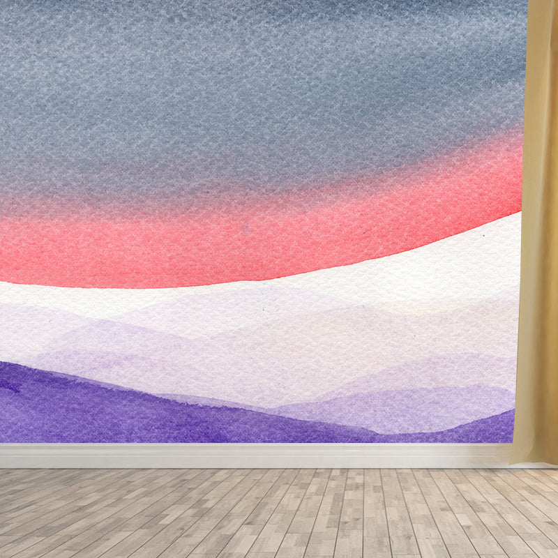 Washable Mural Wallpaper Abstract Watercolor Illustration Indoor Wall Mural