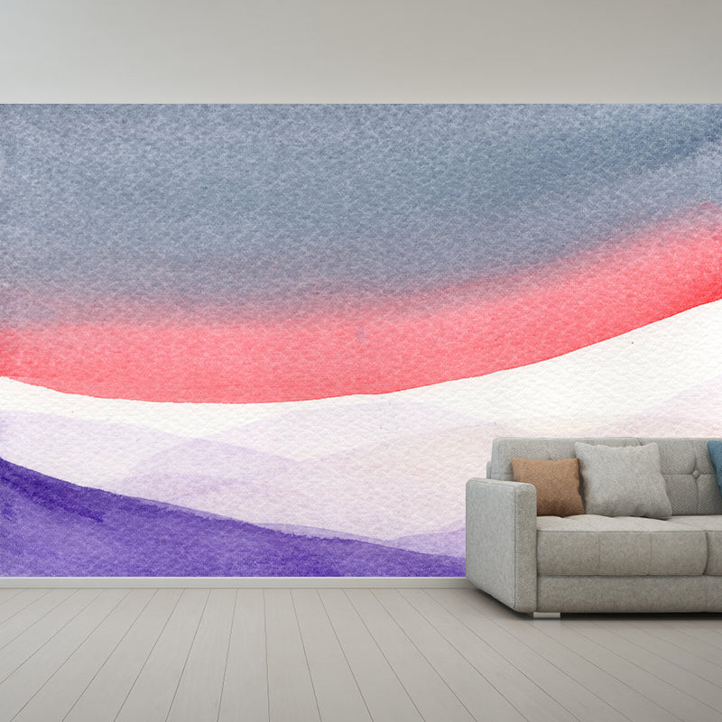 Washable Mural Wallpaper Abstract Watercolor Illustration Indoor Wall Mural