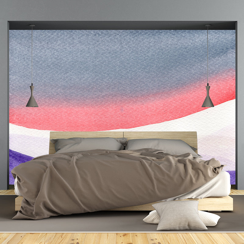 Washable Mural Wallpaper Abstract Watercolor Illustration Indoor Wall Mural