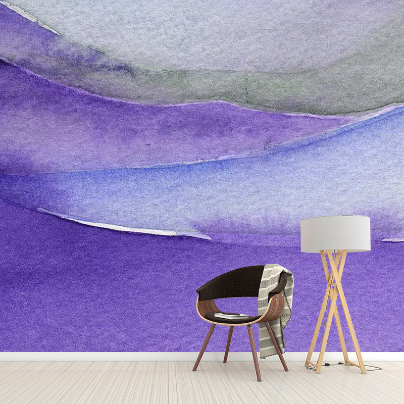 Environmental Wall Mural Wallpaper Abstract Watercolor Bedroom Wall Mural