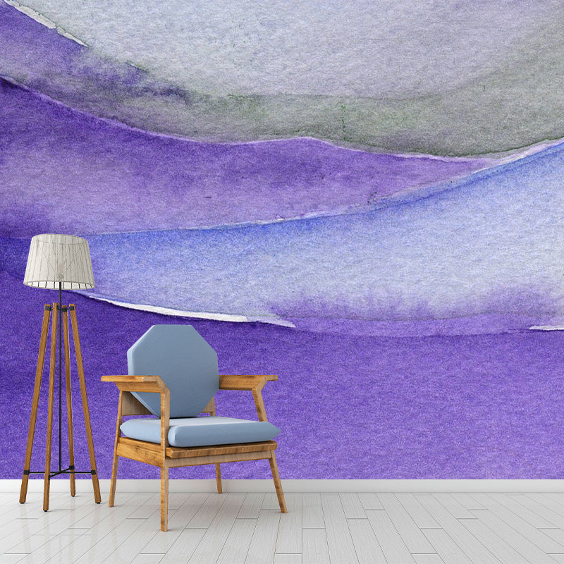 Environmental Wall Mural Wallpaper Abstract Watercolor Bedroom Wall Mural