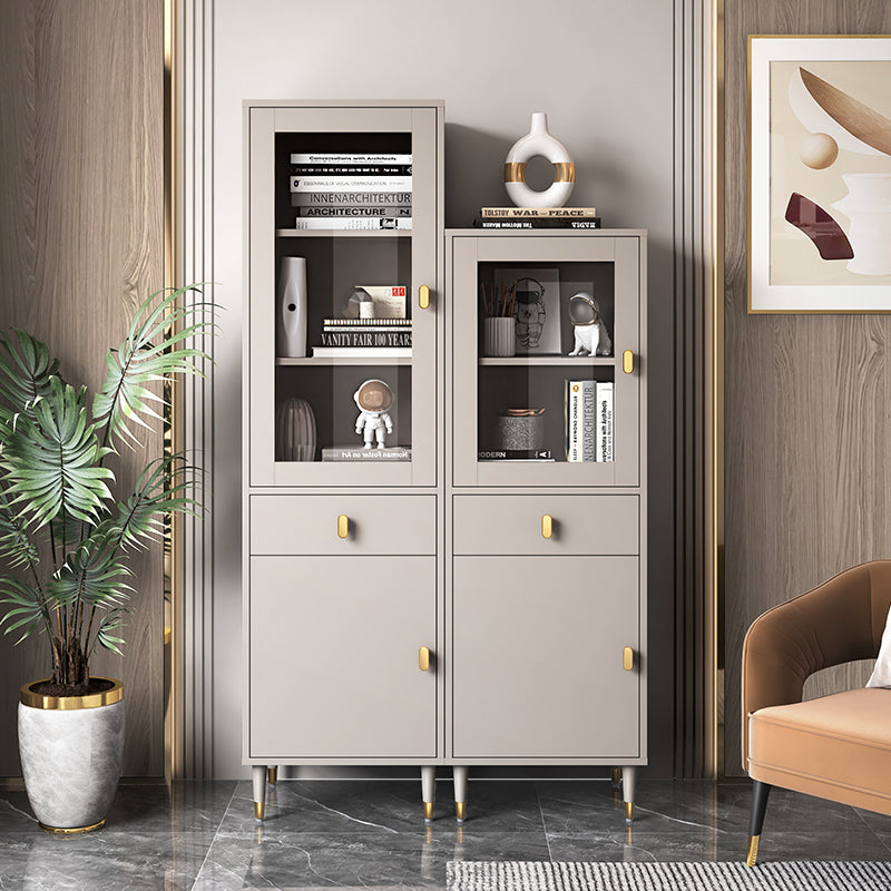 Cabinets Included Standard Bookcase Contemporary Engineered Wood Bookshelf