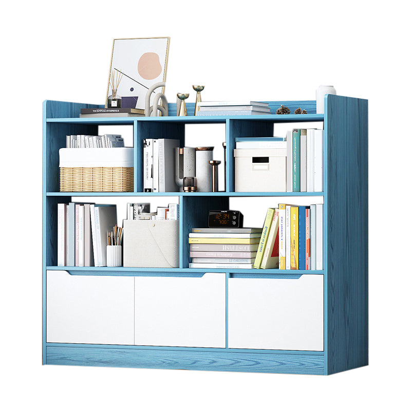 3-shelf Standard Bookcase Contemporary Wooden Shelf Bookcase
