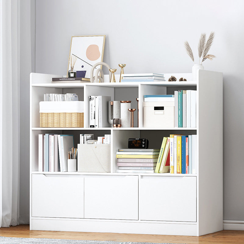 3-shelf Standard Bookcase Contemporary Wooden Shelf Bookcase