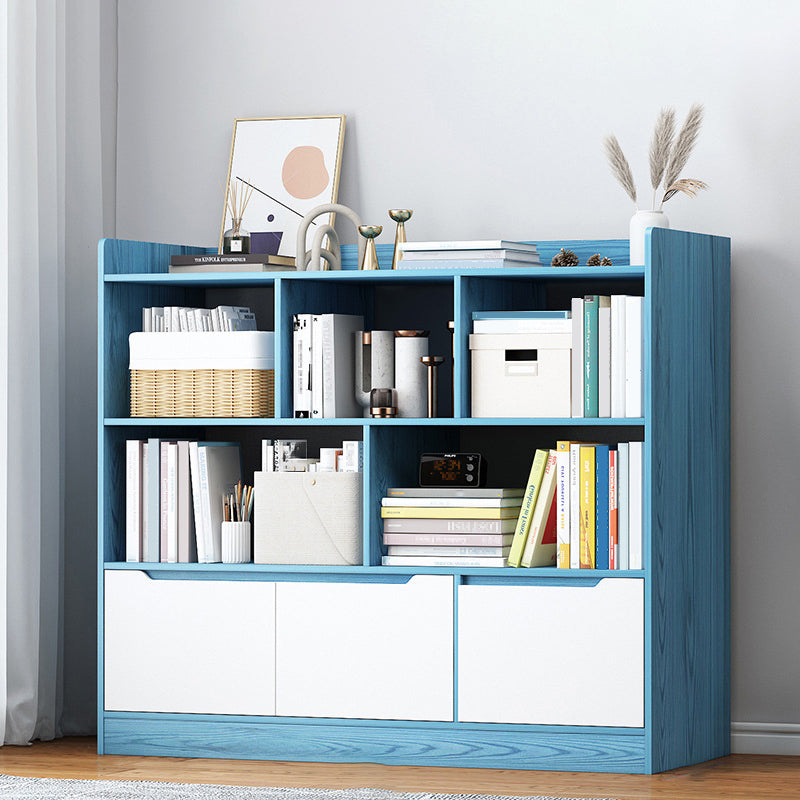 3-shelf Standard Bookcase Contemporary Wooden Shelf Bookcase