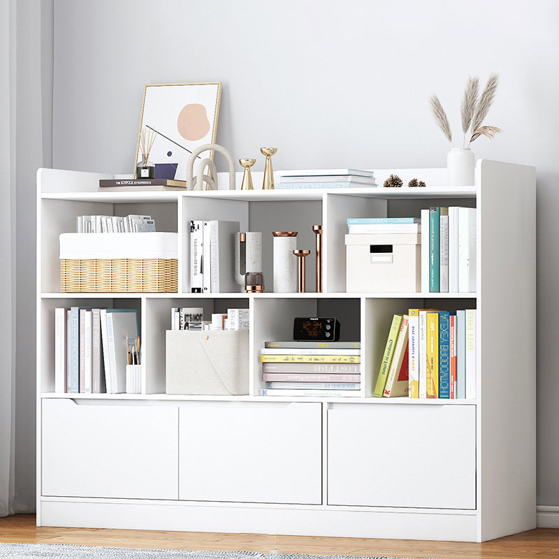 3-shelf Standard Bookcase Contemporary Wooden Shelf Bookcase