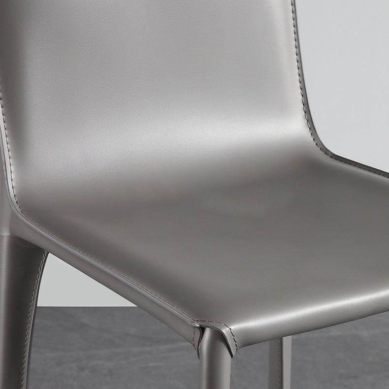 Contemporary Metal Bar Stool Backrest Counter Stool for Living Room