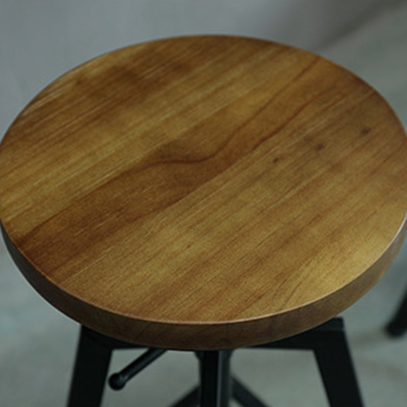 Modern Style Counter Stool Round Backless Bar Stool for Living Room