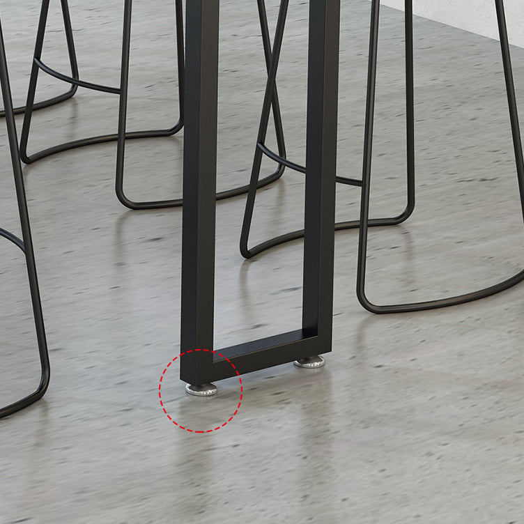 Modern Style Counter Stool Saddle Seat Backless Bar Stool for Indoor