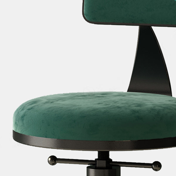 Industrial Armless Counter Stool Adjustable Bar Stool with Metal Base