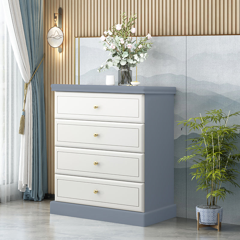 Modern Storage Chest Solid Wood Storage Chest Dresser with 4/5 Drawers