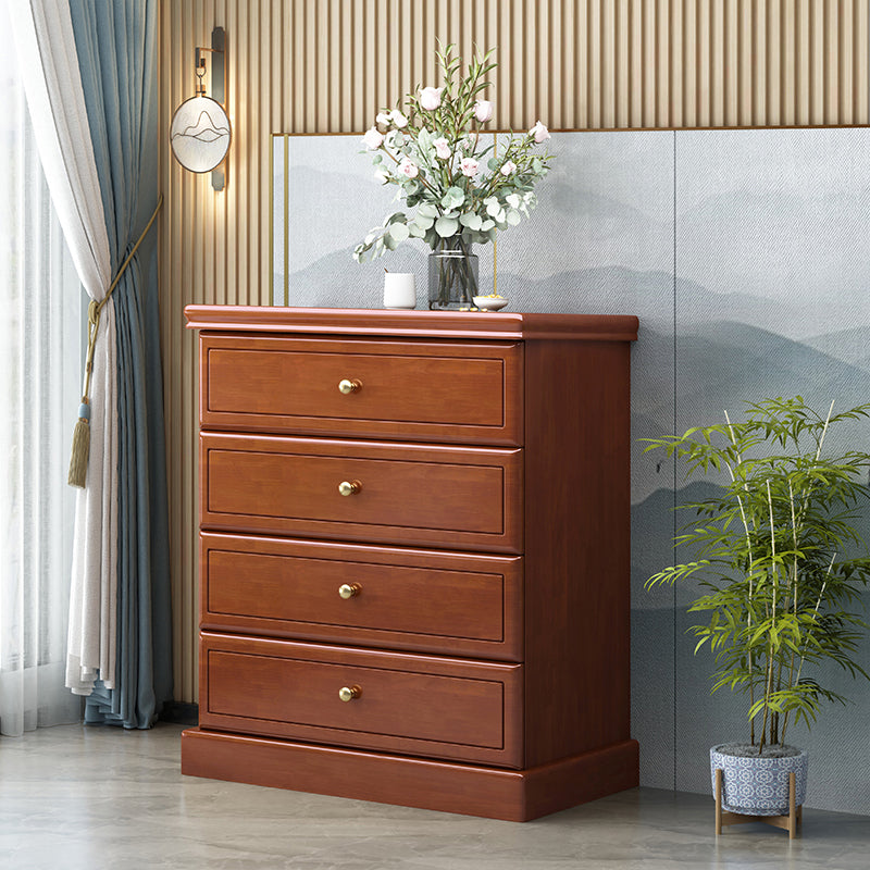 Modern Storage Chest Solid Wood Storage Chest Dresser with 4/5 Drawers
