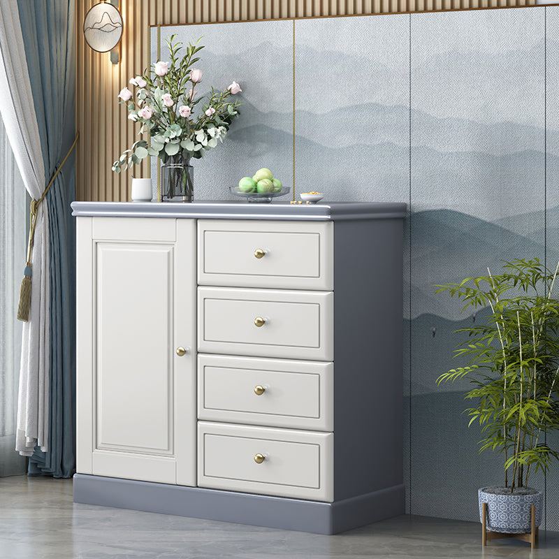 Modern Storage Chest Solid Wood Storage Chest Dresser with 4/5 Drawers