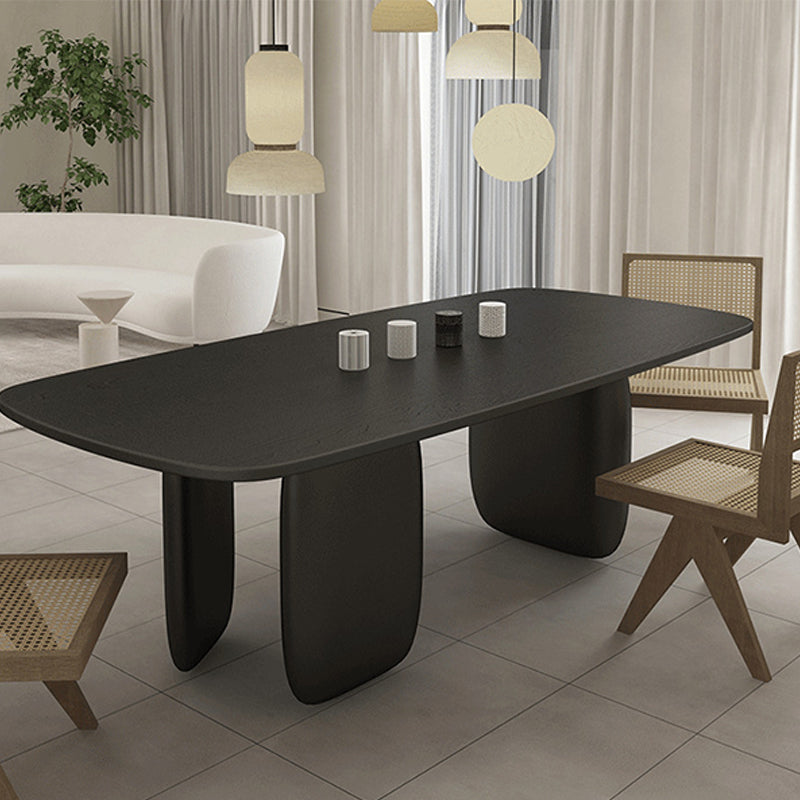 Contemporary Solid Wood Dining Table 3 Legs Dining Table for Home Use