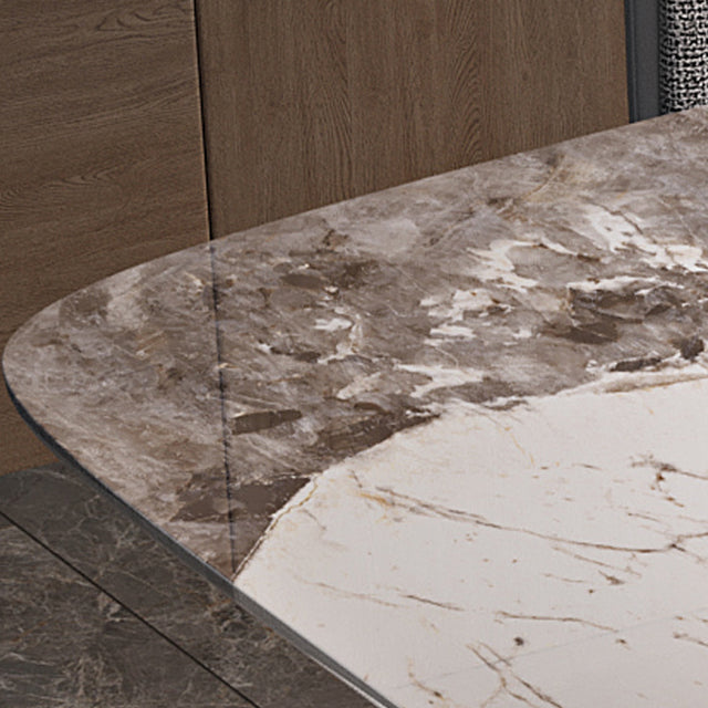 Modern Dining Rectangle Table Dining Stone Table for Home Use