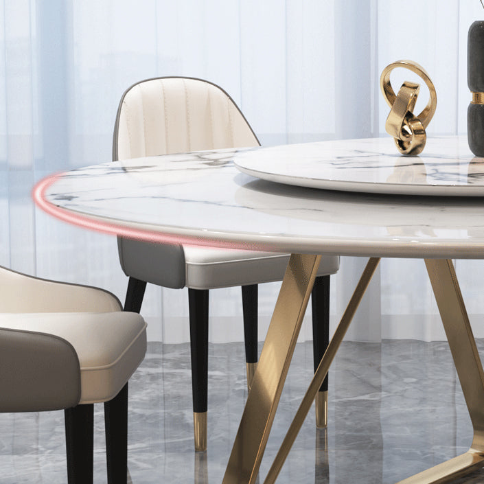 Traditional Luxury Dining Table Round Dining Table for Dinner Room