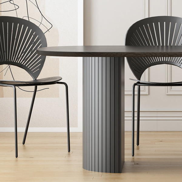 Double Pedestal Dining Table Modern Table for Home and Kitchen