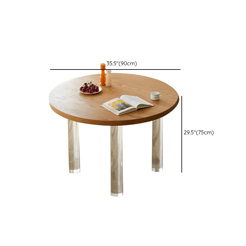 Modern Style Round Furniture Kitchen Dining Table with 3 Legs