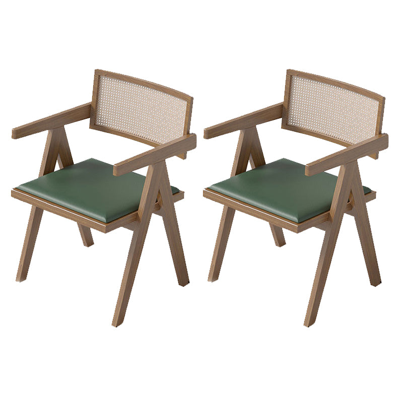 Contemporary Kitchen Dining Arm Chairs Open Back Dining Chairs