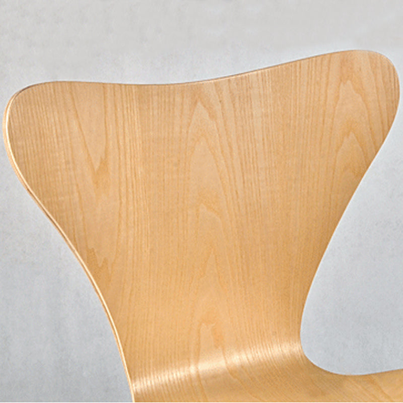 Industrial Kitchen Dining Side Chairs Armless Dining Chairs with Metal Legs