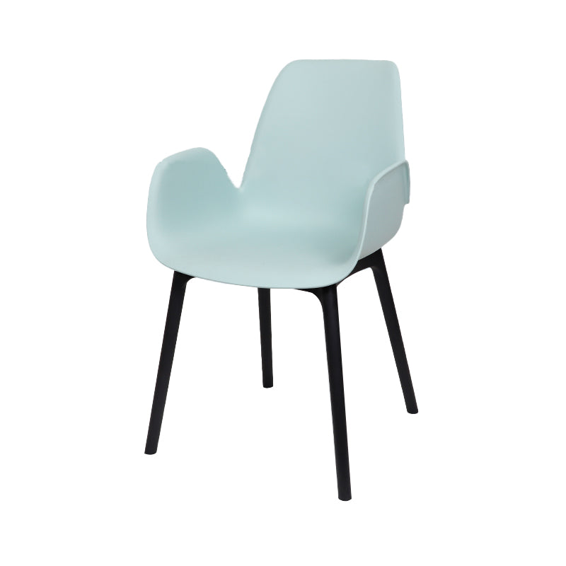 Plastic Dining Armchair Glam Style Dining Room Chair for Home