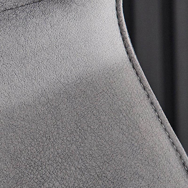 Wingback Side Chair Contemporary Faux Leather Kitchen Dining Chair