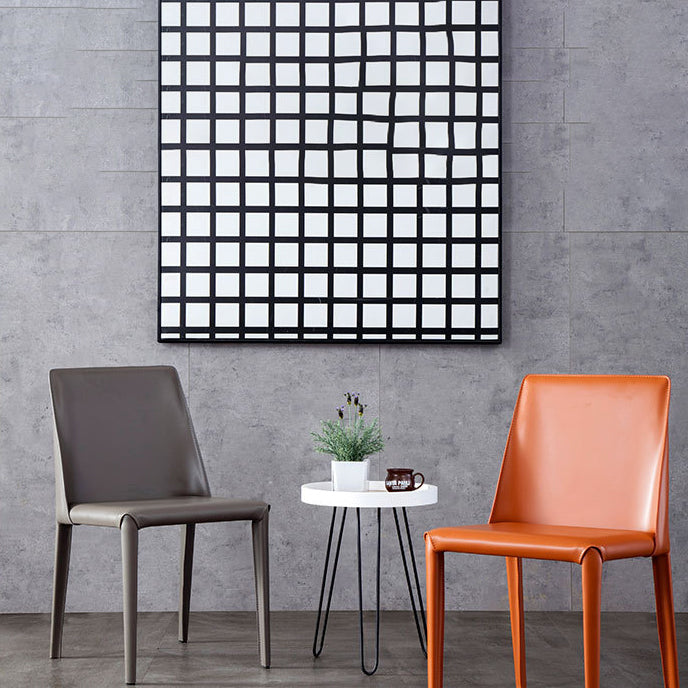 Faux Leather Kitchen Dining Chair Upholstered Dining Room Chairs