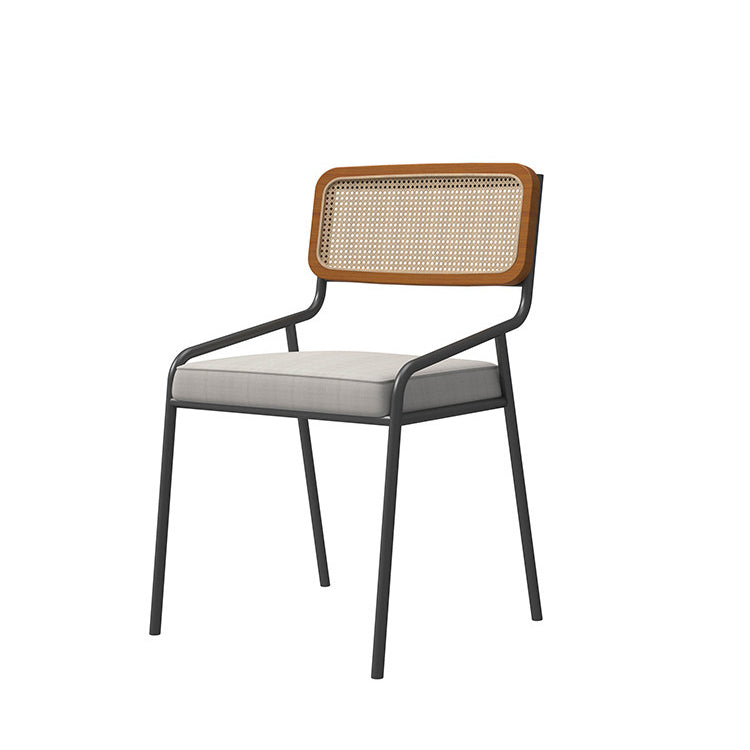 Contemporary Kitchen Dining Arm Chair Open Back Dining Side Chair