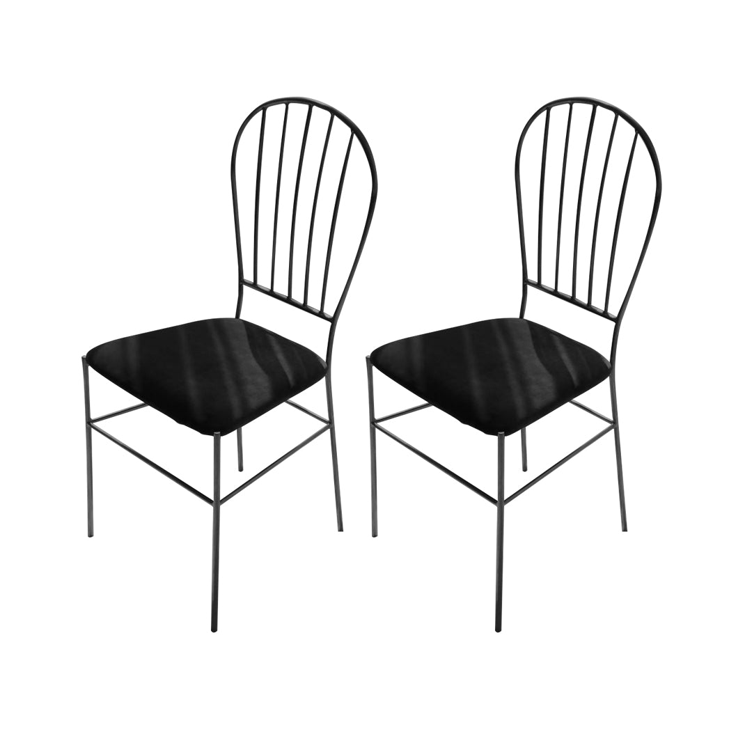 Kitchen Dining Chairs Upholstered Dining Chairs with Metal Legs