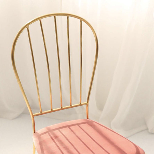 Kitchen Dining Chairs Upholstered Dining Chairs with Metal Legs