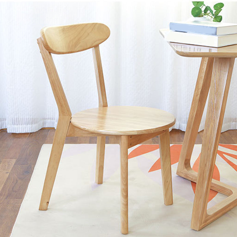 Traditional Kitchen Dining Chairs Wood Armless Dining Chairs