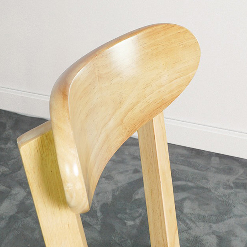 Traditional Kitchen Dining Chairs Wood Armless Dining Chairs