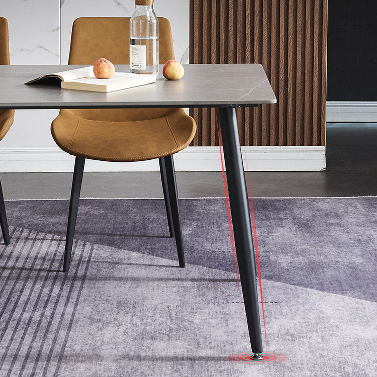 Modern 1/2/4/5/7 Pieces Dining Set Rectangle Stone Dining Table for Kitchen