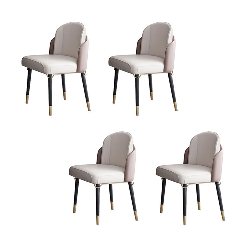 Contemporary Dining Set 1/4/5 Pieces Dining Table Set with Padded Chairs