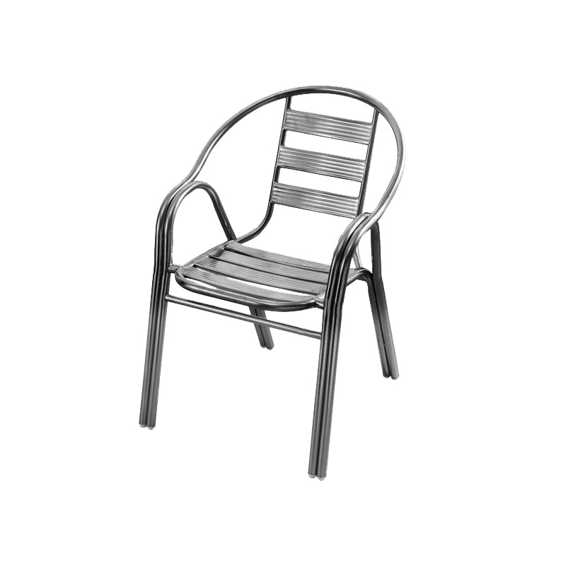 Basic Four Leg Lounge Chair Arms Included Chair with Cushion