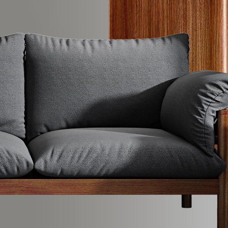 3-Seater 32.67" H Solid Wood Frame Pillow Top Arm Sofa for Living Room