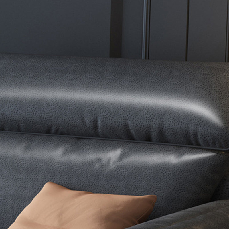 Modern Style Loose Back Sectional Pillow Top Arm 4-seater Sectional